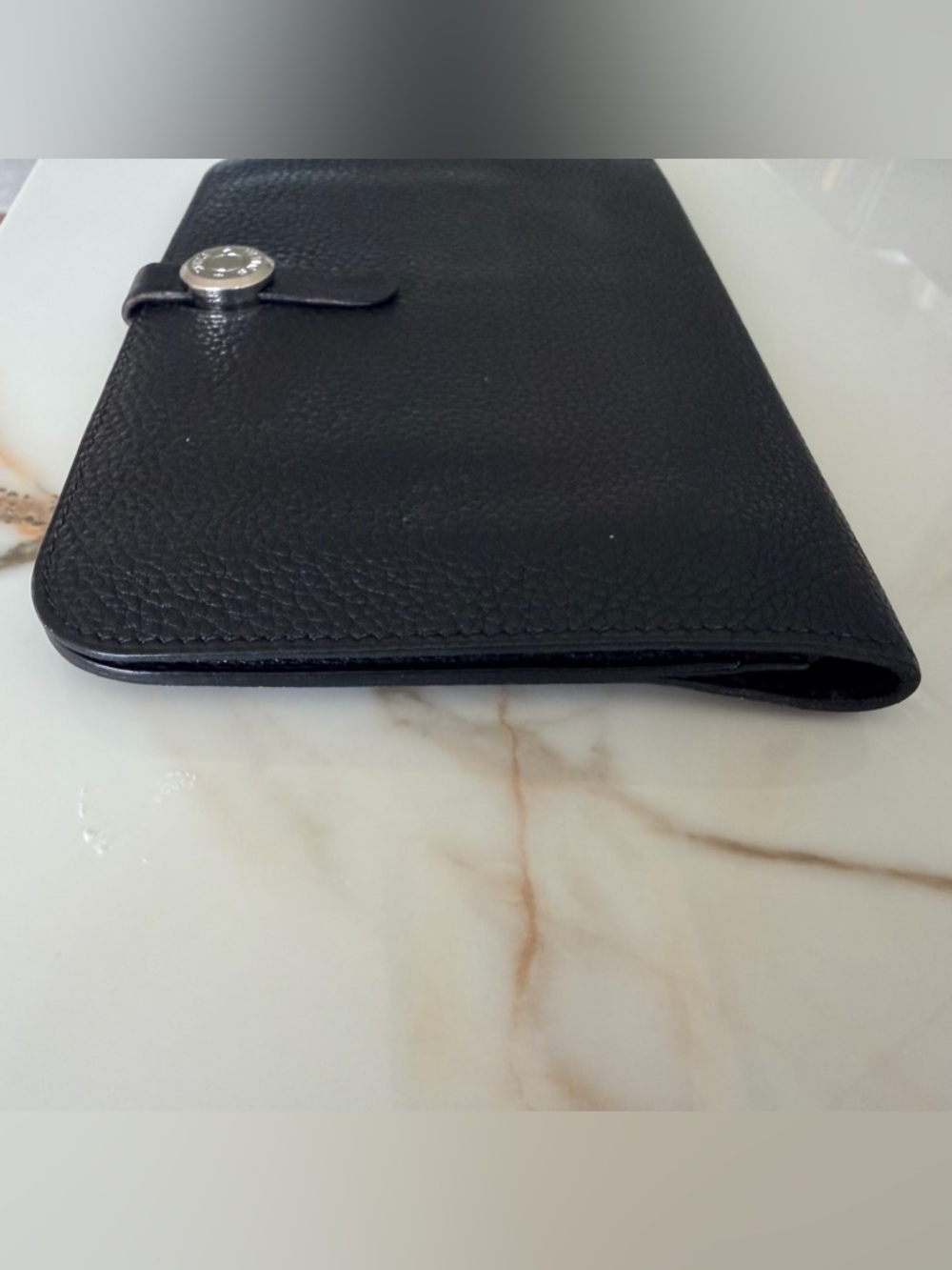 Hermes Dogon Duo Wallet Black w Palladium HW Great Condition - Picture 8 of 14